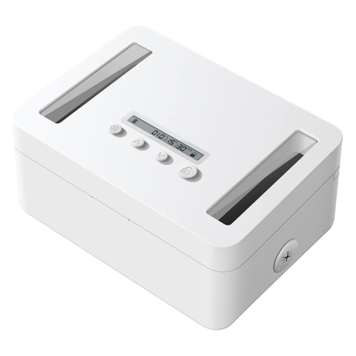 Metal Timed Lock Box,Time Lock Box with Child Lock and LED Display