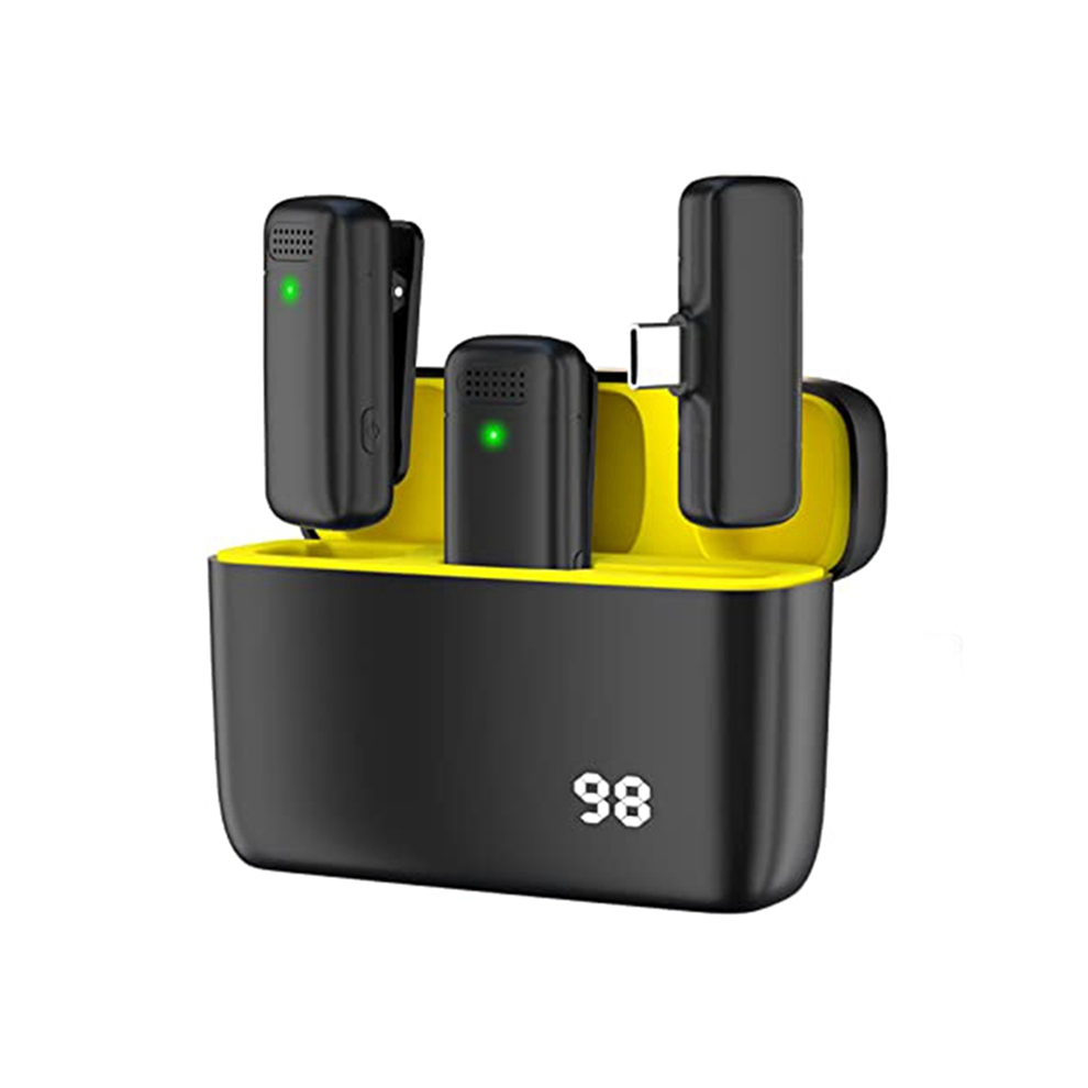 Professional Wireless Lavalier Microphone for Android, Plug and Play