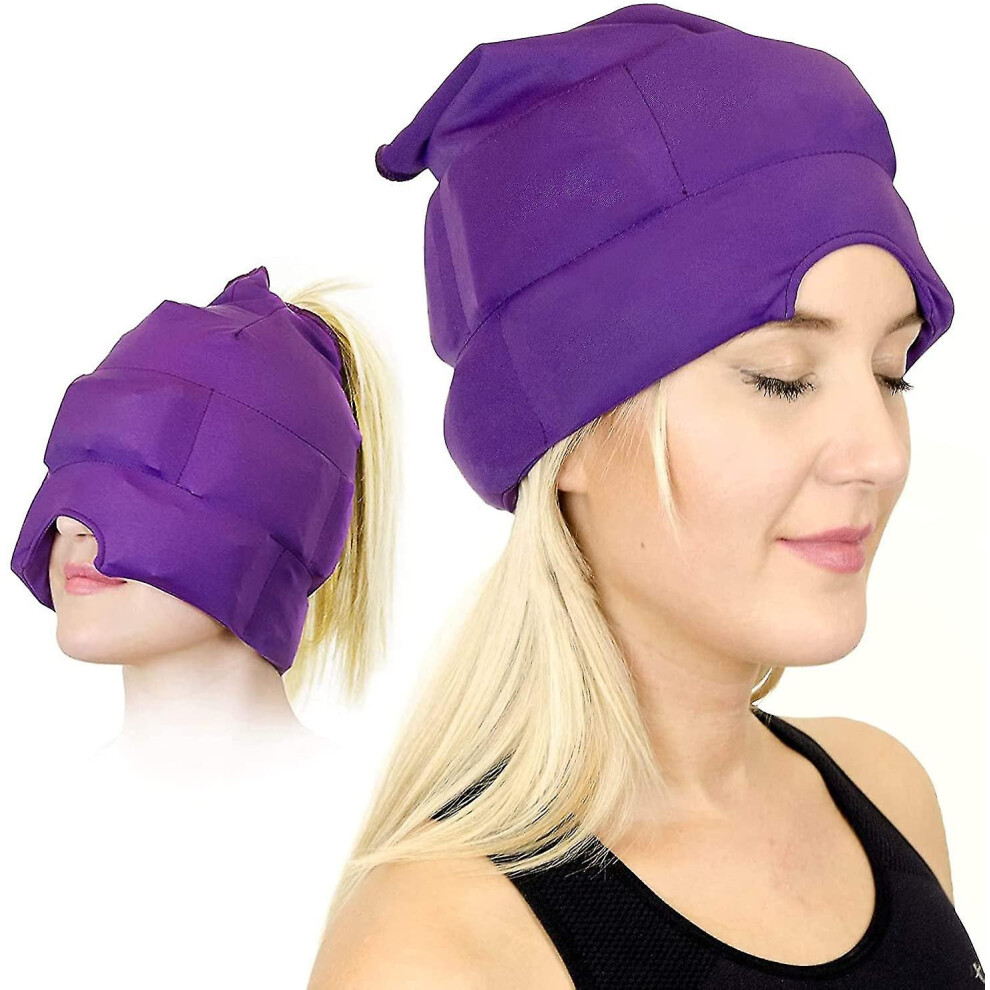 Dark Headache And Migraine Relief Cap Headache Ice Mask