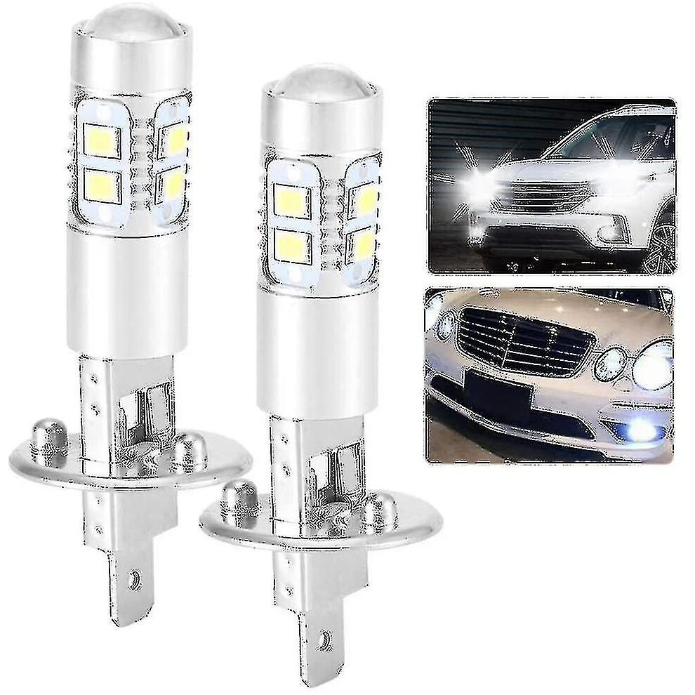 Headlight Bulbs, 2X H1 6000K Super 100W Led Headlight Bulbs Kit Low Beam White 8238749119895