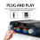 HiFi Sound Amplifier Audio Amplifier Bluetooth Karaoke Player Black 7