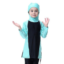 Kids Girls Muslim Islamic Swimwear Swim Suit Modest Burkini Bathing Full Cover