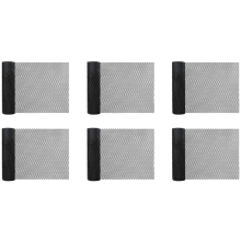 6X 15.7 Inch x 10FT Plastic Chicken Fence Mesh,Hexagonal Fencing Wire for Gardening, Poultry, Chicken Wire Frame Black