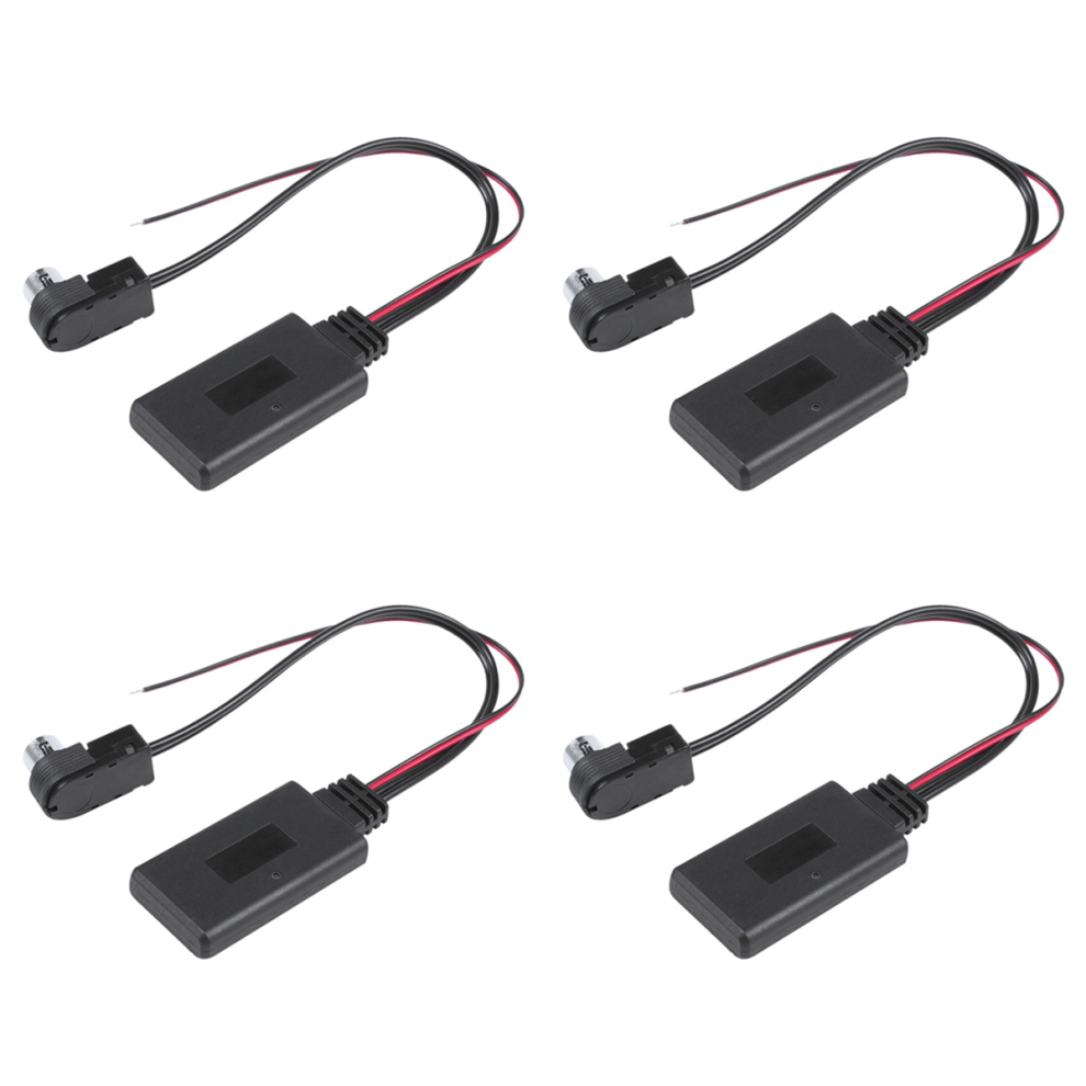 4X Car Wireless Bluetooth Module Music Adapter Auxiliary Receiver Aux Audio For Alpine 121B 9857 9886 117 4852494583080