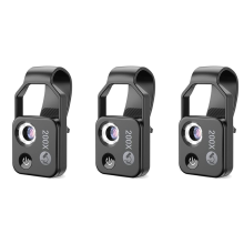 3X 200X Cell Phone Microscope Accessory with CPL Lens, Portable Mini Digital Microscope with LED Light/Universal Clip