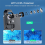 3X 200X Cell Phone Microscope Accessory with CPL Lens, Portable Mini Digital Microscope with LED Light/Universal Clip 6