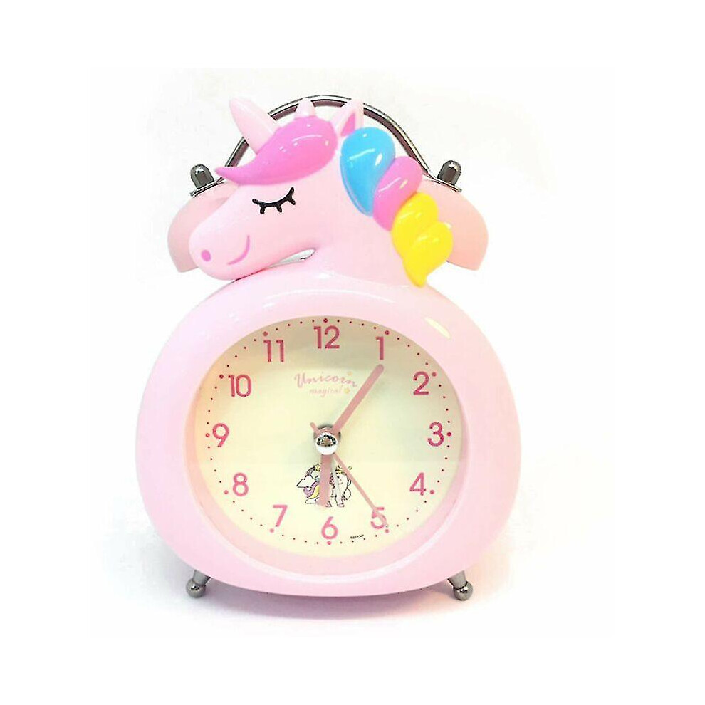 Unicorn Alarm Clock, Silent Clock With Night Light, Kids Alarm Clock, Children's Desk Clock