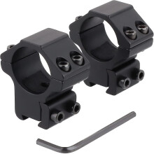 Low Profile Scope Rings - 25.4mm Adapter Mount Rings With 11mm Dovetial Rail
