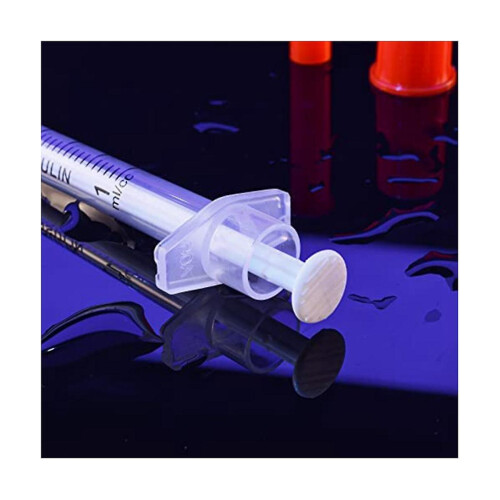 100 Pack 29g 1cc 1/2inch Syringe With Needle - Disposable Individual Package 1