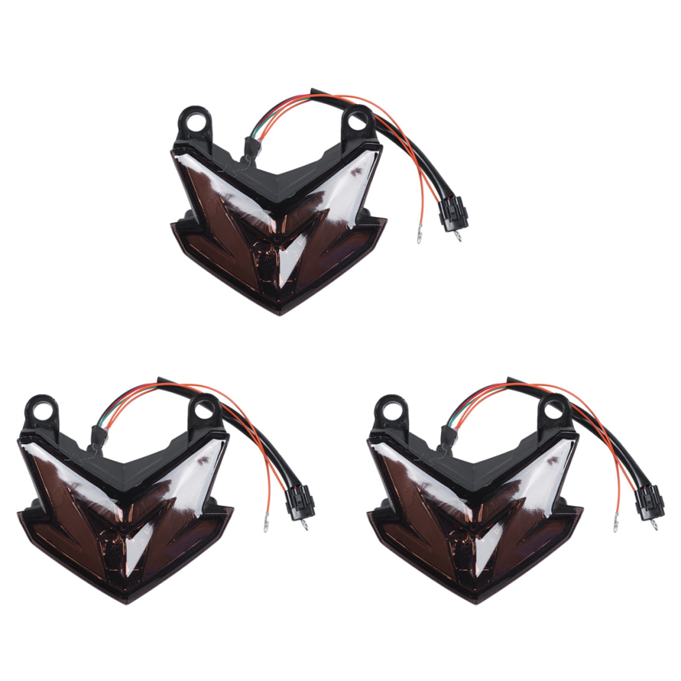 3X Motorcycle Tail Led Turn Signal S Rear Brake Stop Cafe Racer Lamp Tail For Kawasaki Z800 2013-2016 Light 4852494583097
