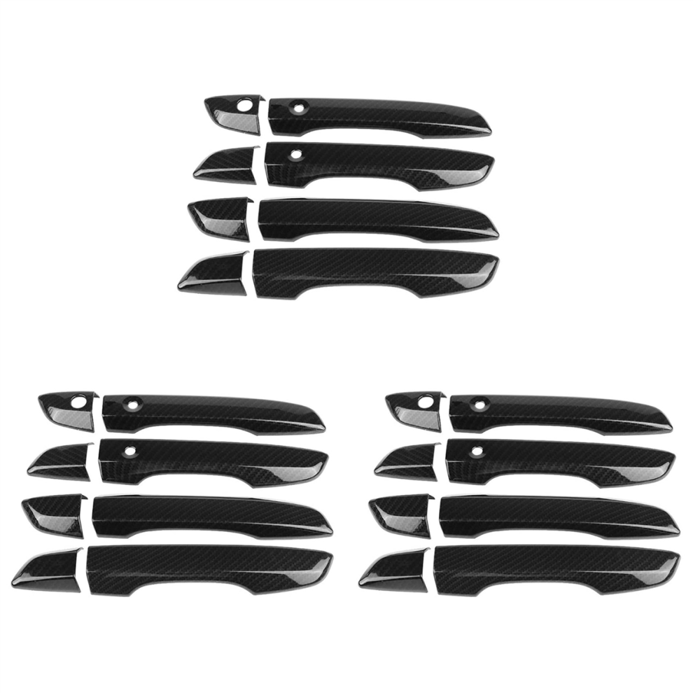 24X Right Hand Drive Door Handle Cover For Honda Civic 10Th Gen 2016 2017 2018 2019 Carbon Fiber Exterior Parts Rhd 4852494587248