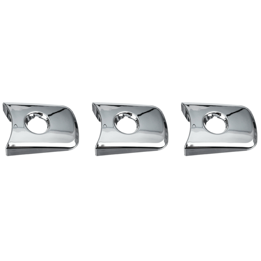 3X Front Left Outside Door Handle Trim with Keyhole Cover for Nissan Murano Rogue Infiniti FX35 FX45 80645CA000