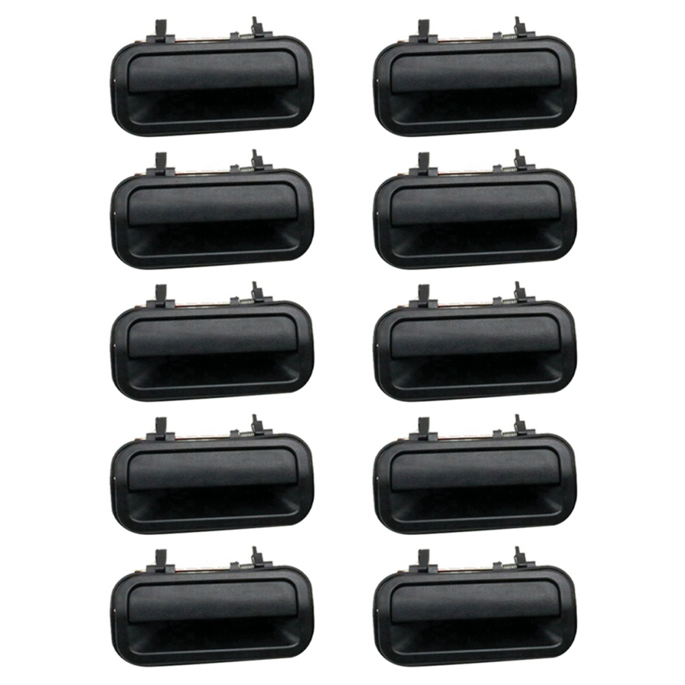 10X Iz1521106 Car Exterior Rear Right Door Handles Replacement For Isuzu Rodeo Pickup 1998-2003 Black 4852494580607