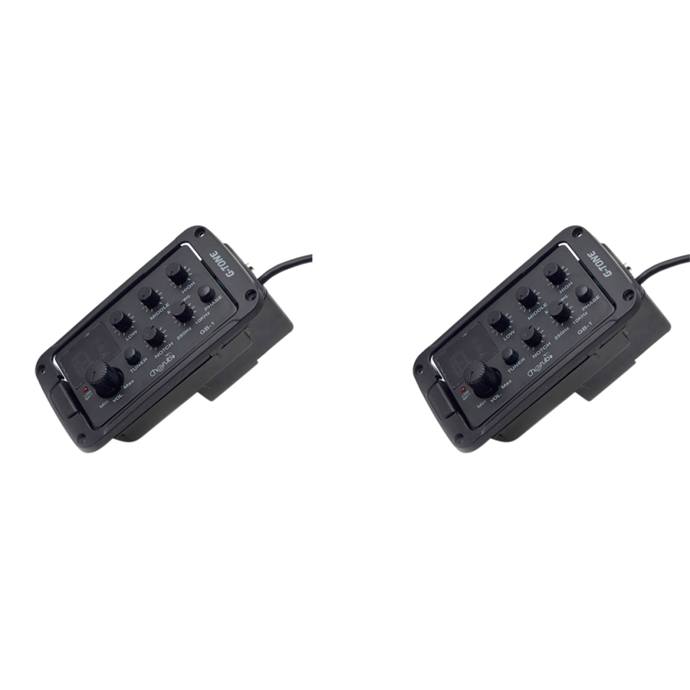 2X Cherub Gb-1 Acoustic Guitar Preamp Guitar Equalizer 3-Band Eq Equalizer With Piezo Pickups 4852494582045