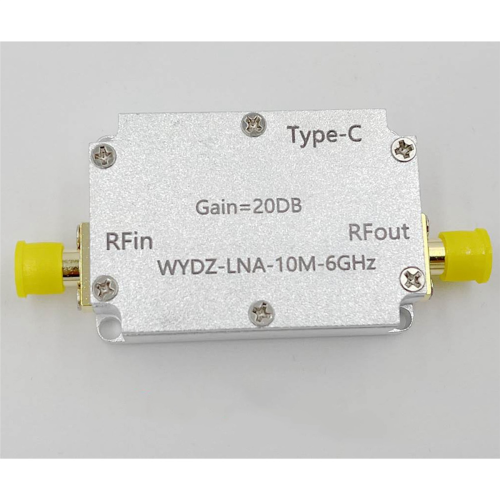 4X 10M-6GHz Low Noise Amplifier Gain 40DB High Flatness LNA RF Signal ...