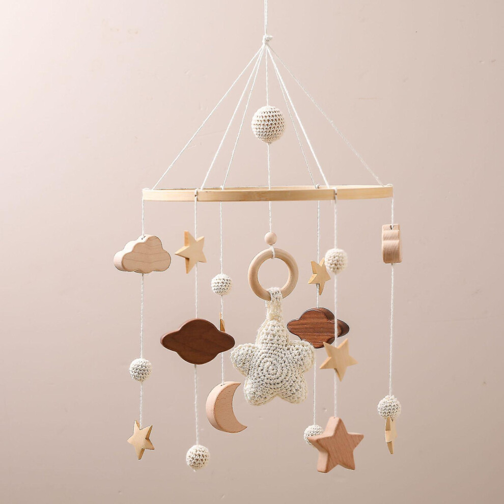 Mobile Baby Nursery Crib Mobile For Baby Shower Gifts Baby Cribs Ceiling Hanging Rainbow Star Shape New