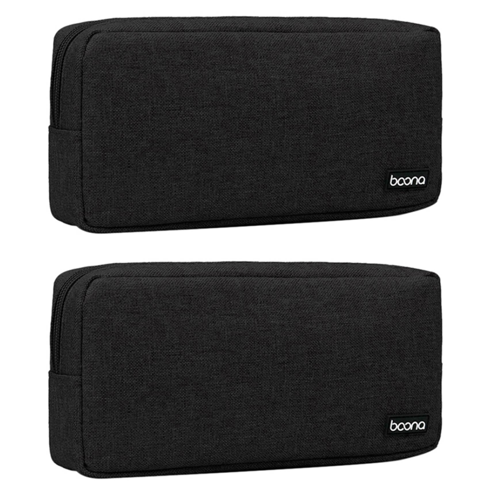 2X BOONA Portable Travel Storage Bag Multifunctional Storage Bag for Laptop Power Adapter, Power Bank,Data Cable,Charger