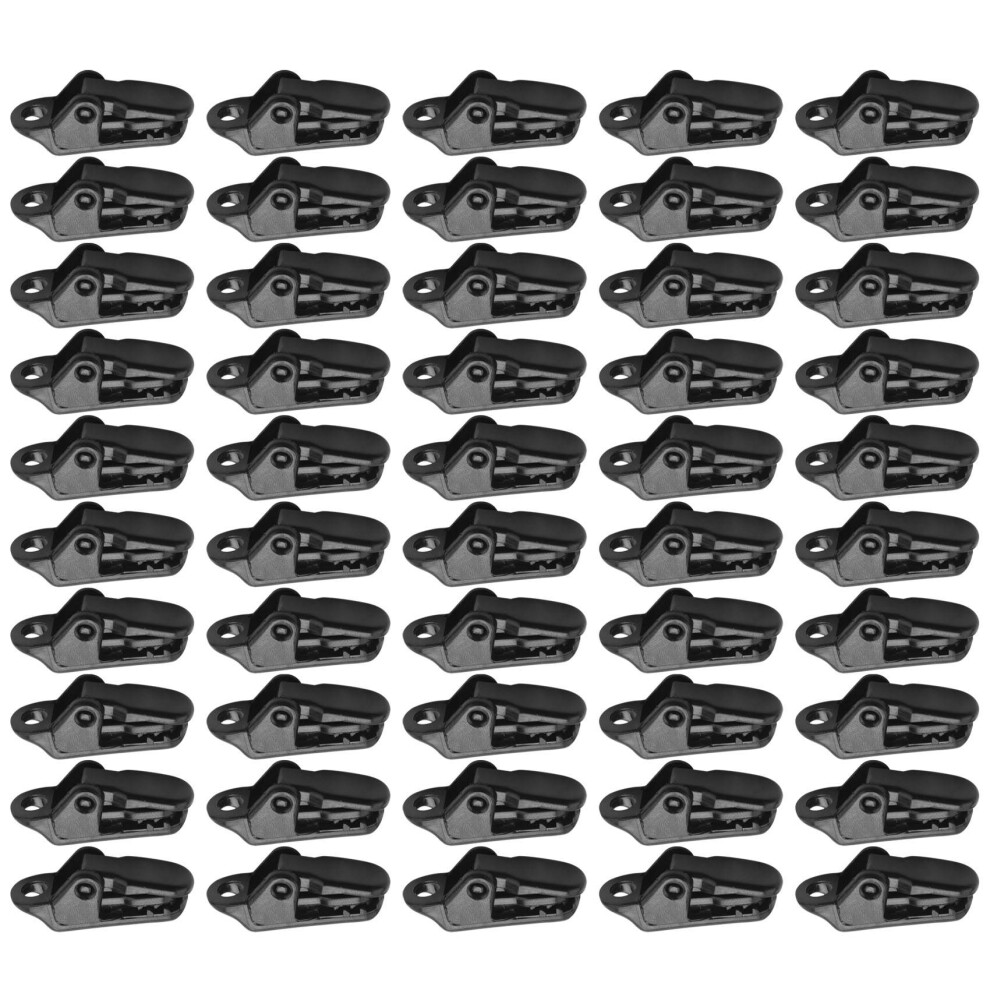 50Pcs Sail Tarp Clips Secures Clamp with Strong Lock Grip for Outdoor Camping,Tent,Awning,Banner Tighten Hardware Kit