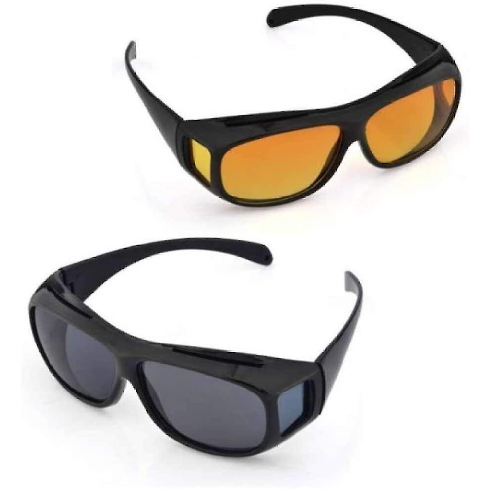 Night Vision Goggles For Driving A Car,  2 Pcs Sunglasses