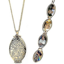 Expanding Photo Locket Necklace Pendant 4 Pictures Chain Necklaces Memorial Gifts For Women Girls