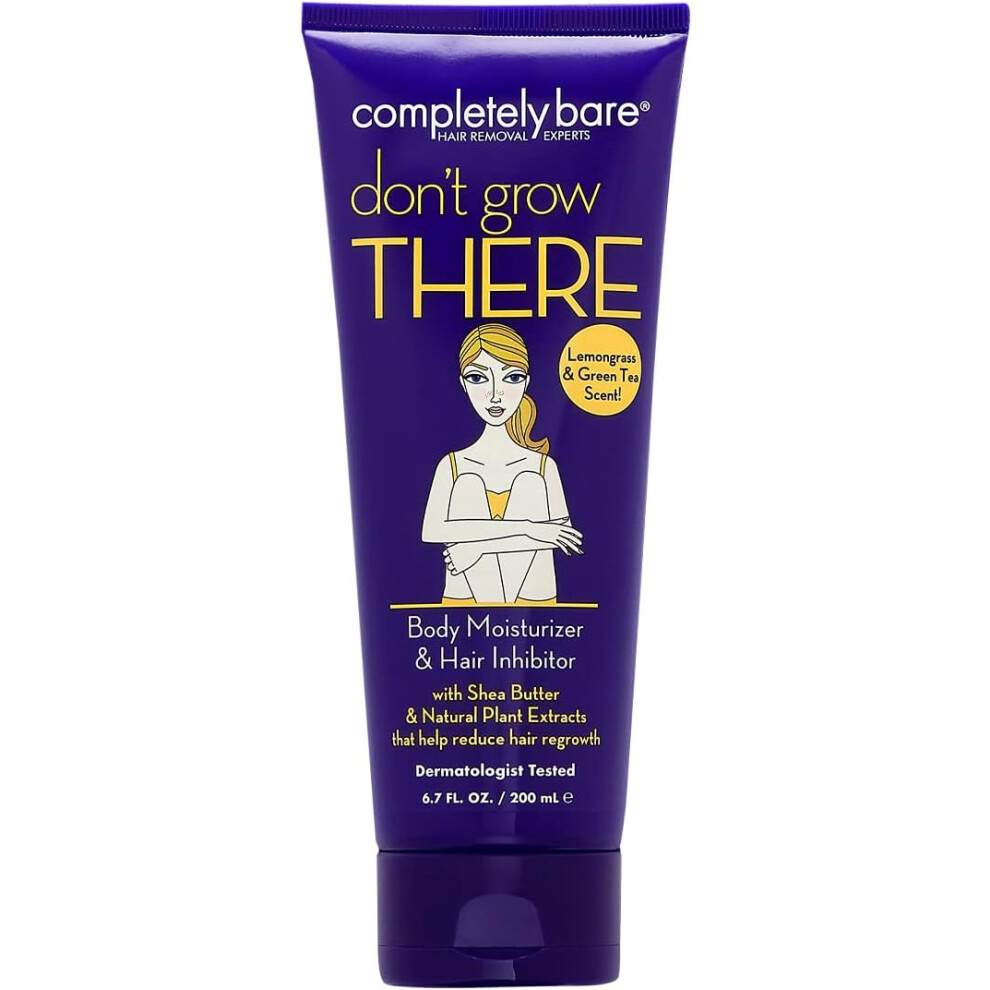 Bare Hair Removal Expert Dont Grow three Body Moisturizer & Hair Inhibitor with Shea Butter 6.7 oz