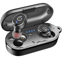 TOZO T10 Bluetooth 5.3 Wireless Earbuds with Wireless Charging Case IPX8 Waterproof Stereo Headphones in Ear Built in Mic Headset Premium Sound