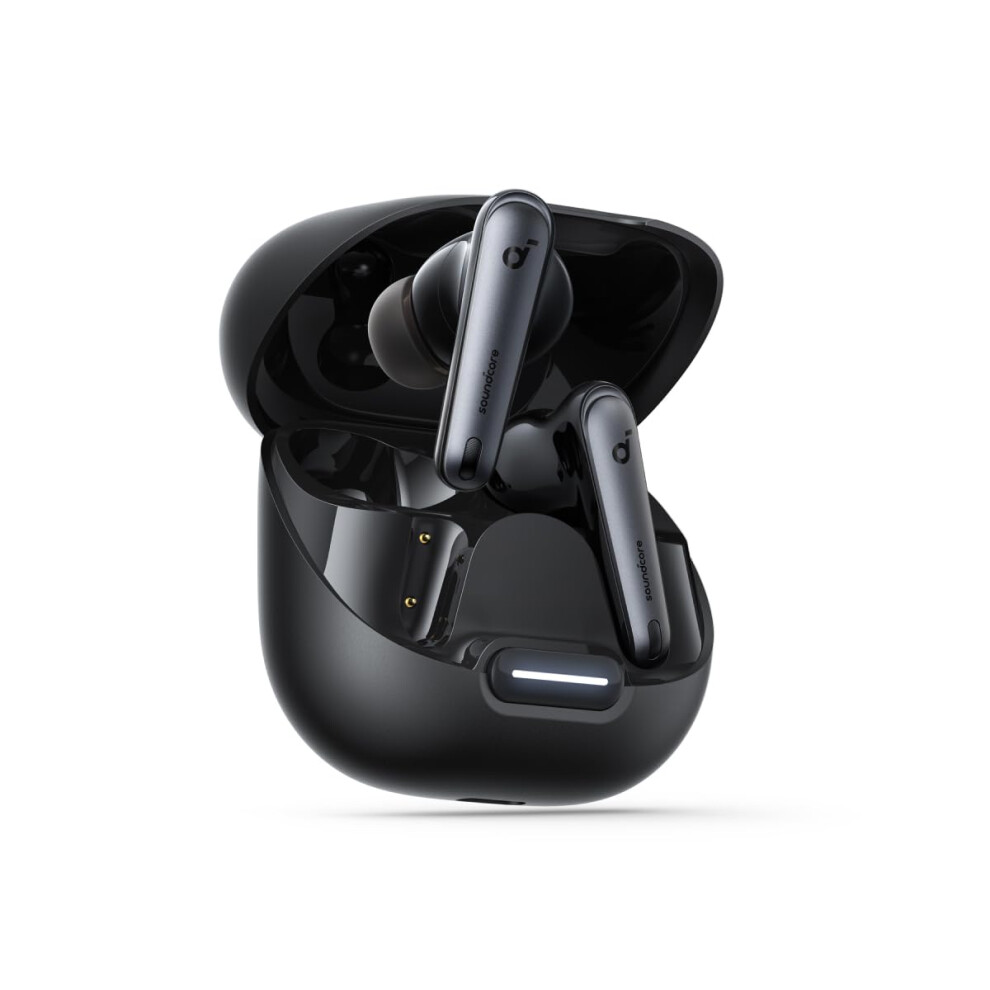 Photos - Headphones Soundcore by Anker Liberty 4 NC Adaptive Noise Cancelling Earbuds, 98.5 Noise Reduction to Ears and Environment, Hi-Res Soun 