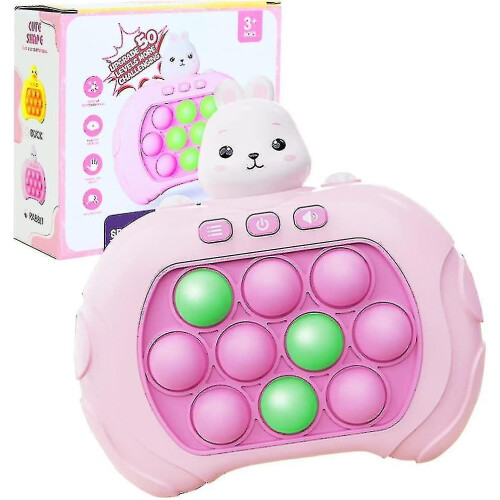 Pop It Game Light Up Fidget Toy Quick Push Game Console Whack A Mole Game