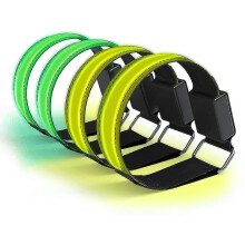 4pcs Led Armbands Rechargeable, Jogger Light Up Band Reflector Bands Safety Light For Night Outdoor Sports Jogging
