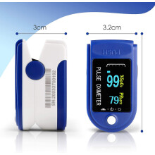 Pulse Oximeter, Professional Digital Finger Oximeter For Measuring Spo2, 360  Rotating
