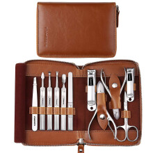 Sunrain Manicure Set, Professional Manicure Kit Nail Clippers Set 11 In 1 Stainless