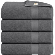 X11 Homeware Bath Towels Pack of 4 Egyptian Cotton Towel Set Highly Absorbent Soft Bathroom Towels Set of 4 Ring Spun Cotton Quick Dry Large Towels