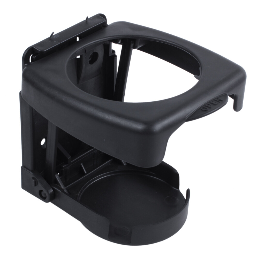 Plastic Folding Car Truck Drink Cup Can Bottle Holder Stand Black 4851379760653