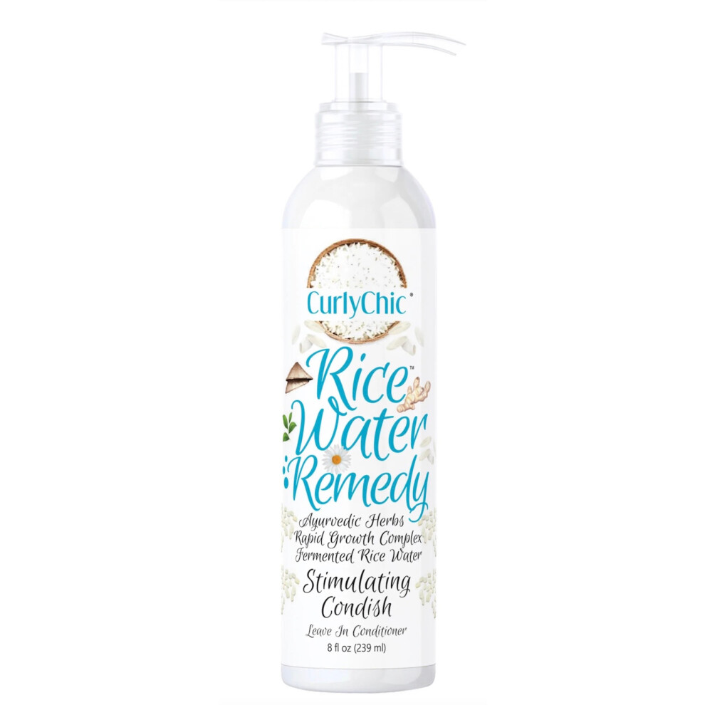 Curlychic Curly Chic Rice Water Remedy Stimulating Condish 239Ml Free Uk Postage