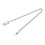 Retro Antique Vintage Pocket Watch Chain Silver 5