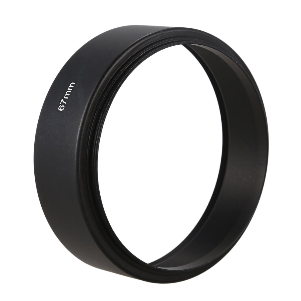 67mm Mount Standard Metal Lens Hood for