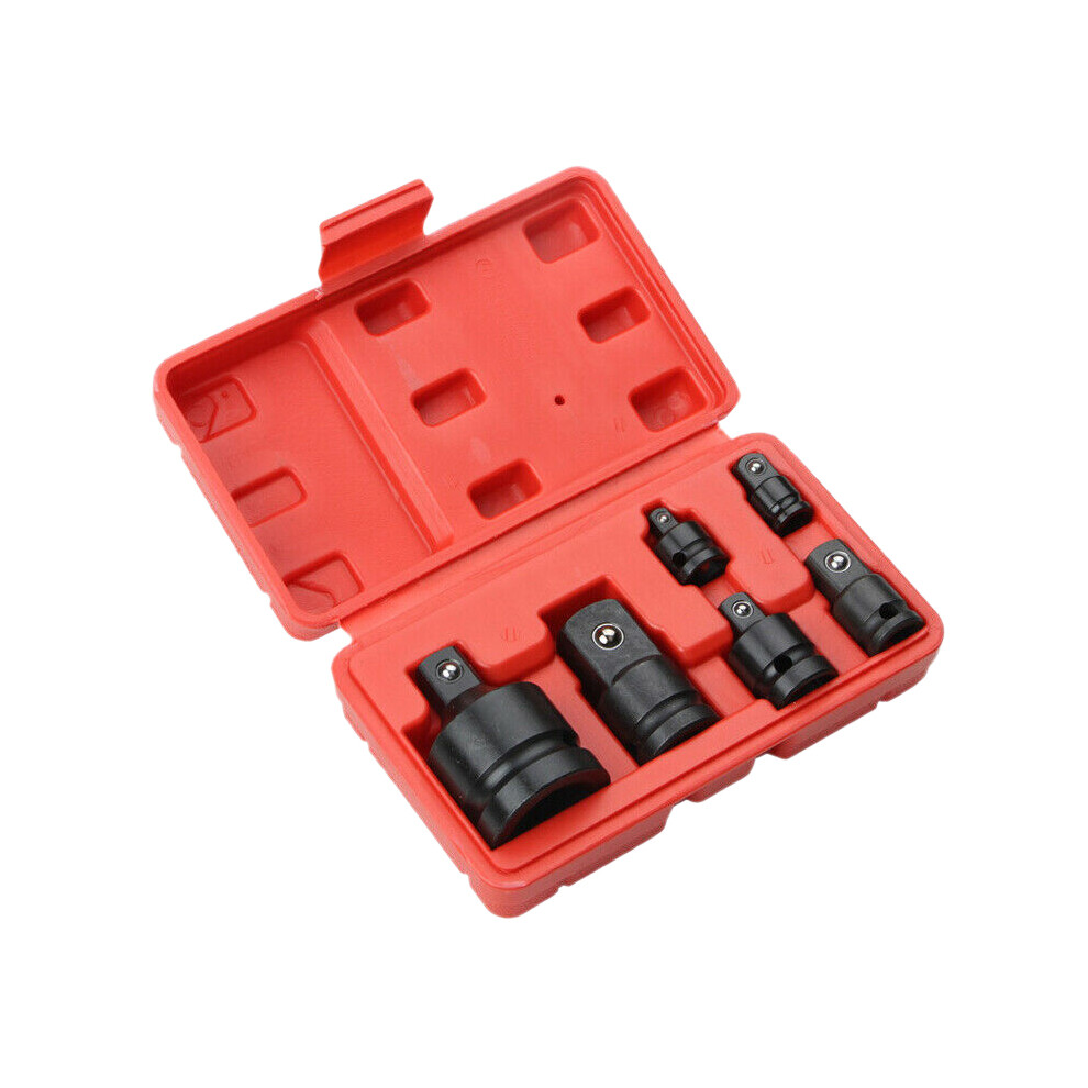 6Pcs Impact Reducer & Sleeve Adapter Socket Wrench 1/4 1/2 3/8 3/4 Drive Air Ratchet Breaker Drive Spanner Set 4851379777668