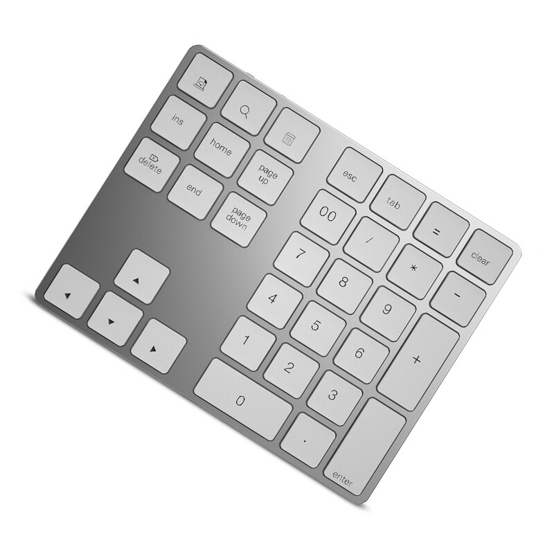 Bluetooth 3.0 Wireless Numeric Keypad 34 Keys Digital Keyboard For 