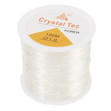1mm Clear Bead Cord Crystal Elastic Stretchy Bracelet String for Jewelry Making Necklace Bracelet Beading Thread 1.0mm