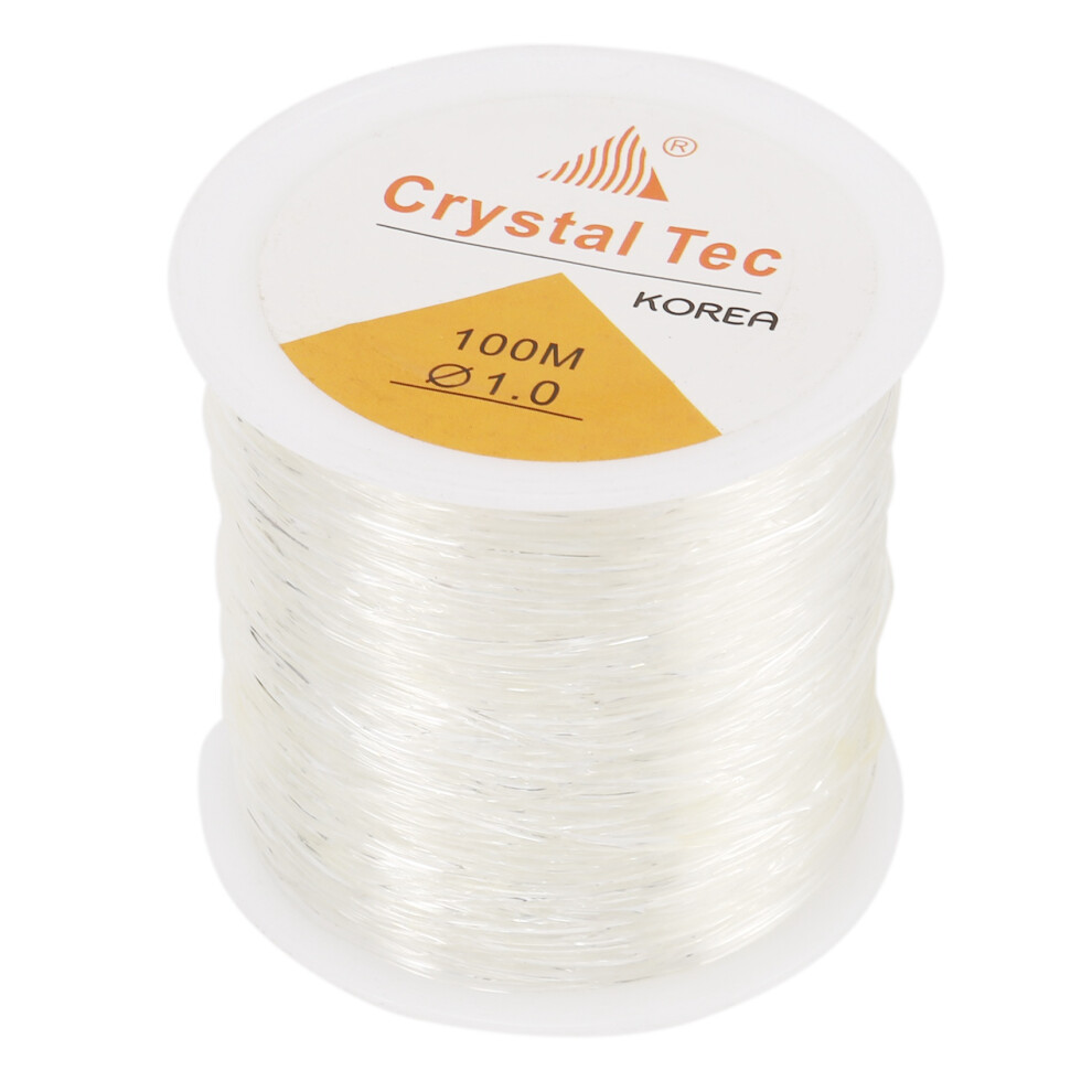 Typecat 1Mm Clear Bead Cord Crystal Elastic Stretchy Bracelet String For Jewelry Making Necklace Bracelet Beading Thread 1.0Mm