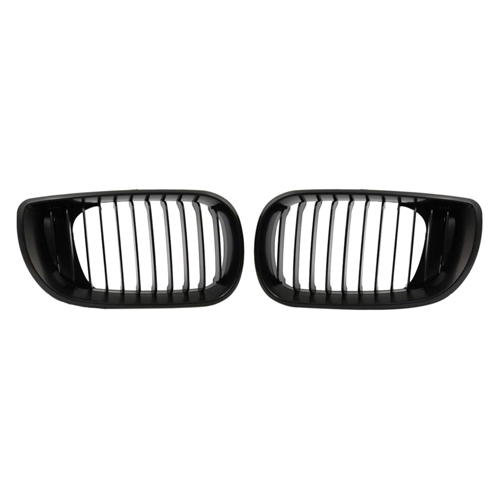 Front Bumper Kidney Sport Grille Grill Replacement For E46 4D 318I 320I 323I 328I 2002-2005 Matte Black 4851379780125