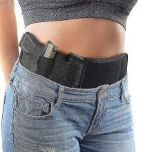 Tactical belly gun holster belt concealed carry waist band pistol holder