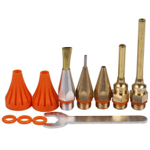 11Pcs Glue Copper Nozzle Small-Bore Long Short Diameter Hot Melt Glue Accessories