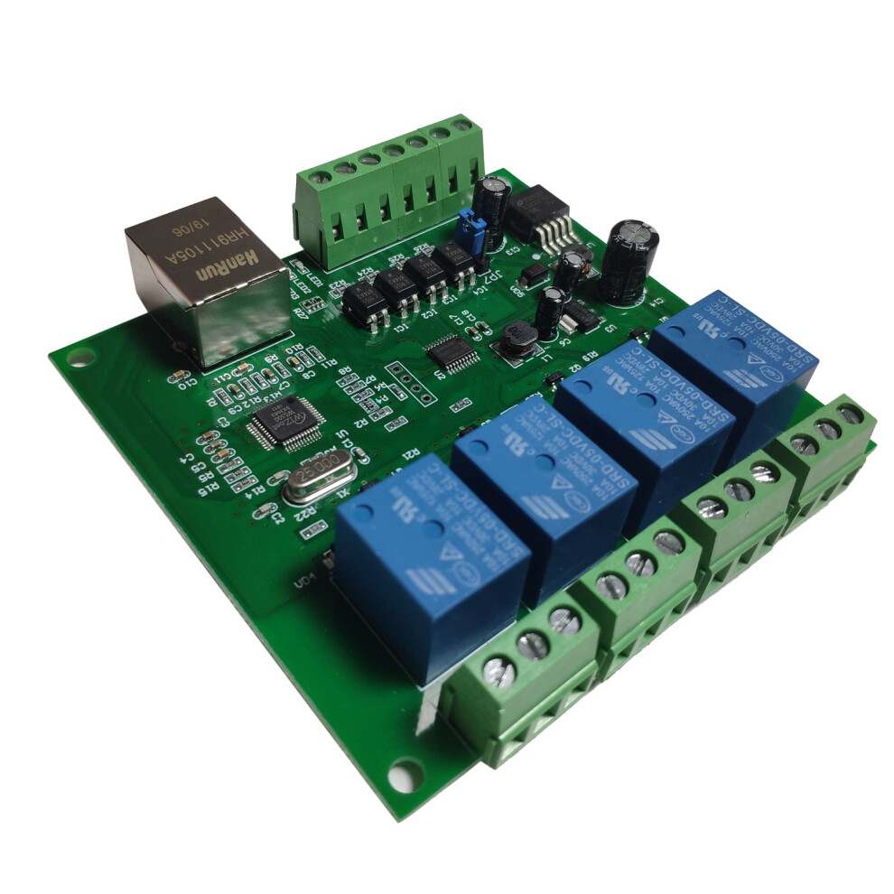Lan Ethernet Rj45 Tcp/Ip Web Remote Control Board With 4 Channels Relay Udp W5500 Networking Controller 4851379779136