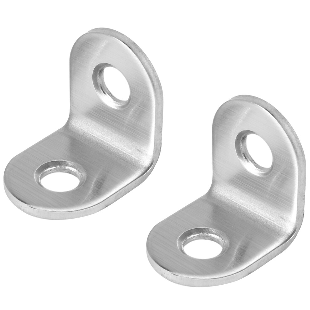 20 Pcs Stainless Steel L Bracket Corner Brace Joint Fastener L Shaped Corner Fastener Joints Bracket 4851379783300