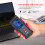 EMF Meter USB Rechargeable, Radiation Detector for Electromagnetic Field and Temperature Precise for 9