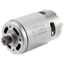 RS550 12V DC Motor DIY Power Tool Kit with Two-Speed 12 Teeth and High Torque Gearbox for Electric Drill Screwdriver