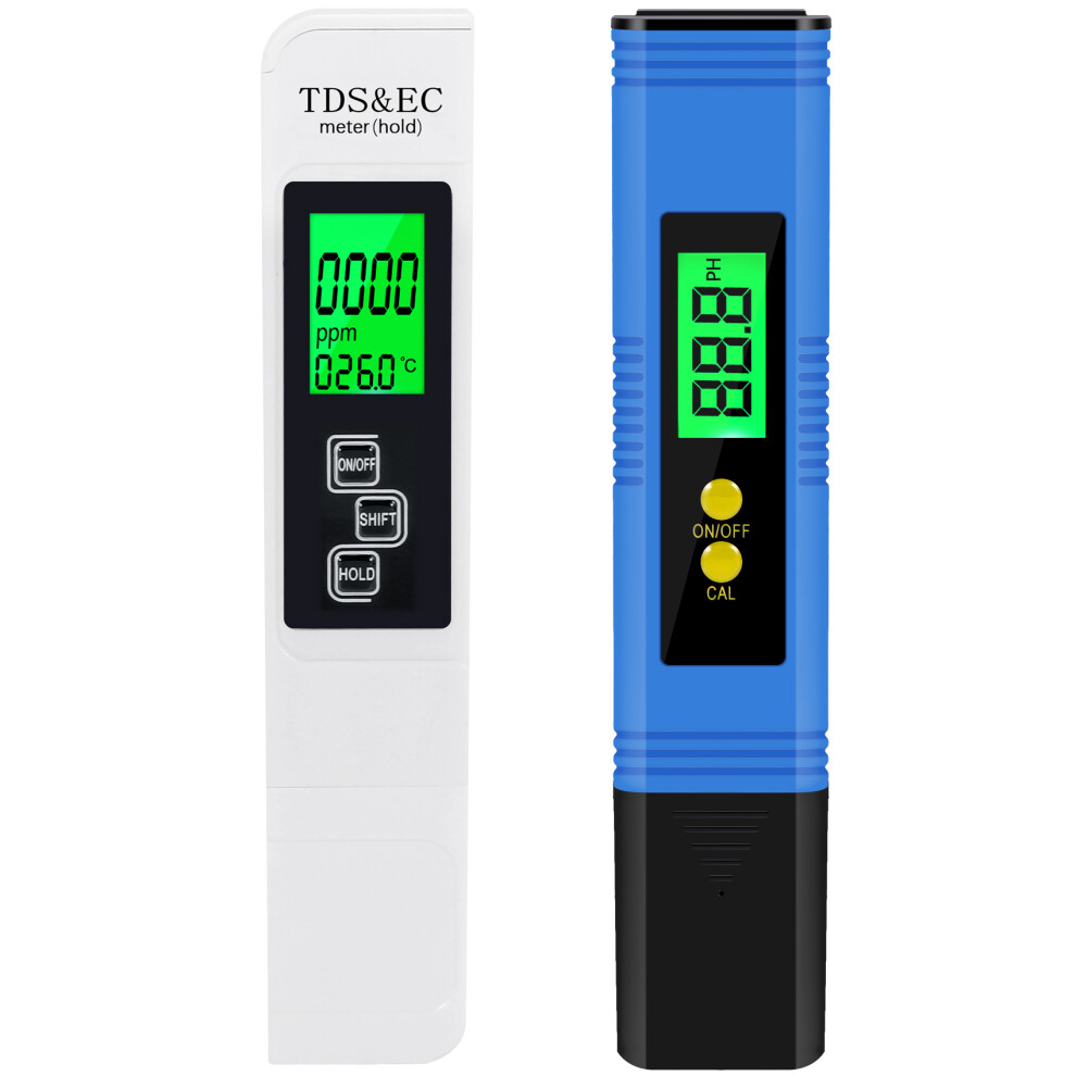 Digital PH and TDS Meter Combo,Water Quality Tester for Household Drinking Water, Pool, Hydroponics, Aquarium Water