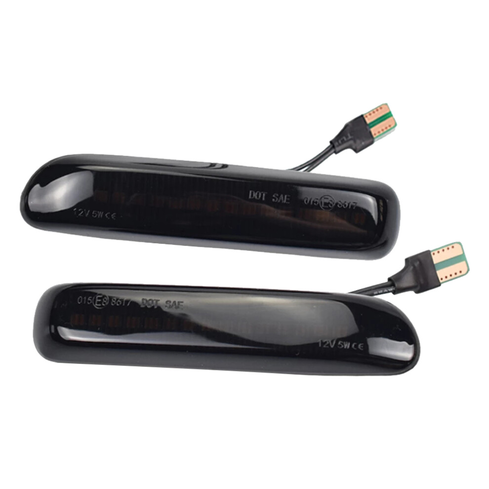Car Smoked Led Dynamic Side Marker Turn Signal Blinker For 3 Series E46 Coupe1997-2001 Light 4851379791459