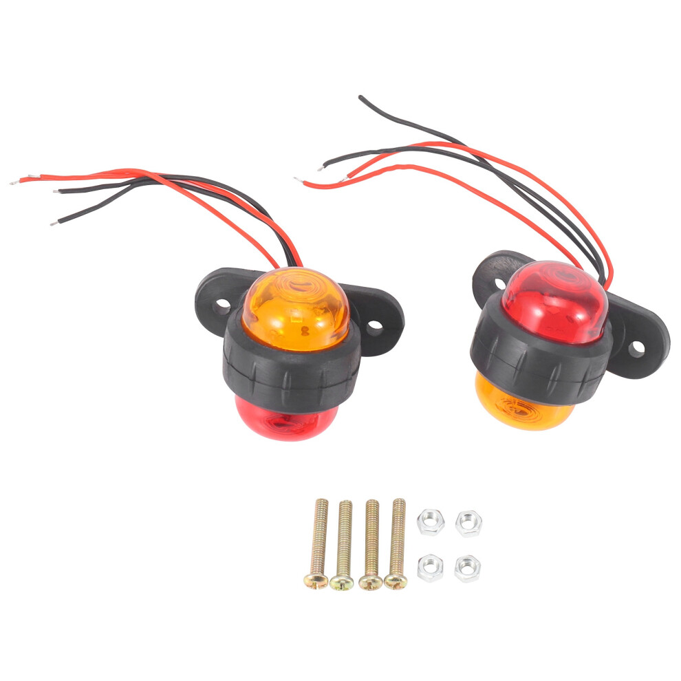 2Pcs Truck Trailer Led Lamps 24V Car Side Marker S Warning Signal Side Marker Light 4851379788589